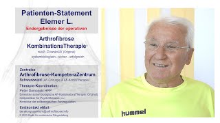 Arthrofibrose  Endergebnis Teil 2 nach 3 wöchiger AFKombinationsTherapie Elemer L Ungarn [upl. by Lyndsay934]