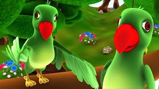 Main Tota Main Tota  Hind Rhymes For Children  मैं तोता मैं तोता  Nursery Rhymes In Hindi [upl. by Obie]