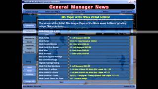 NHL Eastside Hockey Manager PC 2004 Gameplay [upl. by Concha]