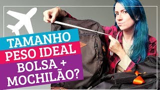 TUDO SOBRE REGRAS BAGAGEM DE MÃO  MOCHILA pesos e tamanhos permitidos no avião [upl. by Myer990]