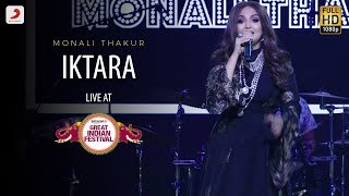 Iktara  Live  Amazon Great Indian Festival  Monali Thakur [upl. by Rosecan]