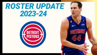 DETROIT PISTONS ROSTER UPDATE 202324 NBA SEASON  ROSTER LATEST UPDATE [upl. by Kendrah]