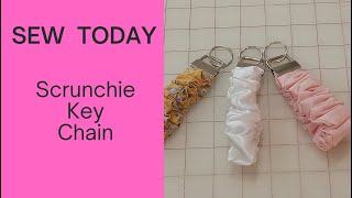 Make in less than 10 minutes Scrunchie Wrist Keychain [upl. by Lasiaf114]