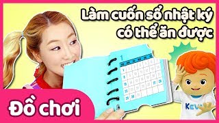 Làm cuốn sổ nhật ký có thể ăn được  Đồ chơi  Trò chơi chế tạo [upl. by Luoar]