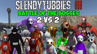 WHICH TEAM WILL RISE TO THE TOP  SLENDYTUBBIES 3 BATTLE OF THE BOSSES 2 VS 2 TEAM TOURNAMENT [upl. by Ahsauqal]