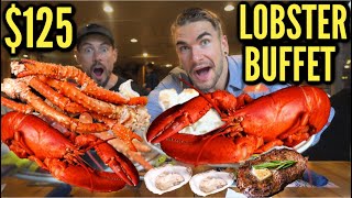 125 UNLIMITED LOBSTER BUFFET WITH KING CRAB  ENDLESS SEAFOOD STEAK PRIME RIB  USAs BEST BUFFET [upl. by Lothar]