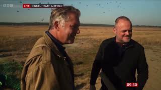 Arnhem 80th airdrop at Ginkel Heath with Al Murray and James Holland BBC News [upl. by Scandura131]