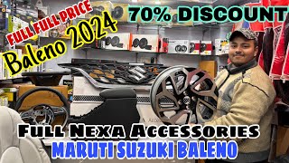 2024 Maruti Suzuki Baleno Nexa Genuine Accessories With 70 Discount ✅ Baleno Modification 2024 ✅ [upl. by Darnoc]