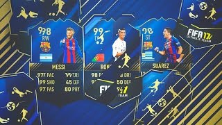 LOS TOTY DELANTEROS  RONALDO 99 MESSI 98 amp SUAREZ 98  FIFA 17 [upl. by Warren]