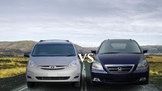 2005 Toyota Sienna vs 2005 Honda Odyssey  Which is better [upl. by Webber120]