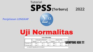 Cara Uji normalitas dengan SPSS lengkap Shapiro Wilk dan Kolmogorov Smirnov [upl. by Owena]