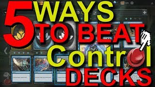 5 Ways to beat control  Magic Arena  Total Jank [upl. by Ahsekar786]