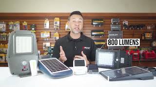 Wagan Tech Solar Floodlights Overview [upl. by Juliane]