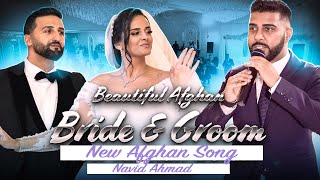 Beautiful Afghan Bride amp Groom Dance  Afghan Song  Boran  Navid Ahmad [upl. by Lepp]