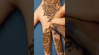 Beautiful mehndi design khafif mehndi design Simple and easy Henna design Mehandi ka design [upl. by Plumbo]