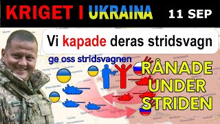 11 Sep OTROLIGT Ukrainarna JAGAR RYSSARNA MED EN STULEN RYSK STRIDSVAGN  Kriget i Ukraina [upl. by Eire181]