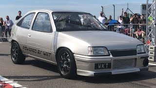 1260hp Opel Kadett Turbo 31526kmh  halfmile WKT TTT Half Mile 20072019 [upl. by Daahsar]