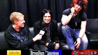 Hinder Interview Austin Winkler amp Cody Hanson 2009 [upl. by Amsirak]