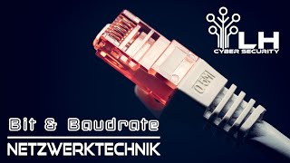 Netzwerktechnik Grundlagen 3  Bitrate amp Baudrate Berechnung [upl. by Nosdivad795]