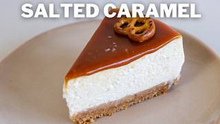 Salted Caramel Cheesecake Recipe [upl. by Yllen]