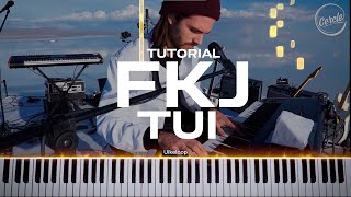 Fkj  Tui Piano free midi for you piano tutorial [upl. by Cattier]