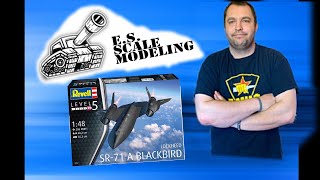 Revell Lockheed SR71A Blackbird 148 Unboxing [upl. by Enidanreb917]