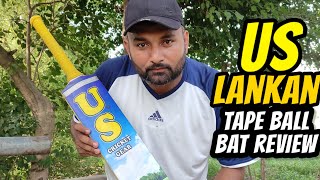 US Sri Lankan Tape ball bat review [upl. by Kile903]