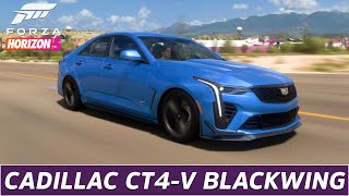 Forza Horizon 5 Online Road Racing  2022 Cadillac CT4V Blackwing [upl. by Ahtelahs]