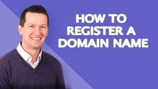 How to Register a Domain Name  Beginners Guide [upl. by Ailemak240]