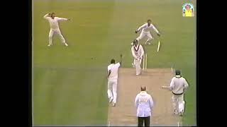 A beauty Phil De Freitas bowling David Boon with a ripper 1st Texaco Cup ODI 1989 [upl. by Ecaidnac]