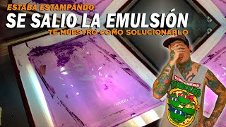 SE SALIO LA EMULSIÓN MIENTRAS ESTAMPABA COMO SOLUCIONARLO [upl. by Alden]