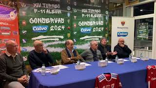 Presentación XIV Torneo de F11 alevín Conservas Calvo 2024  Escolas Luís Calvo Sanz [upl. by Vaden]