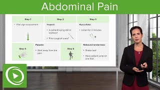 Abdominal Pain Signs Examination amp Diagnosis – Emergency Medicine  Lecturio [upl. by Ybanrab]