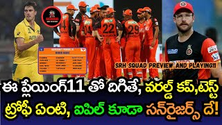 IPL 2024 Sunrisers Hyderabad SRH’s best playing XI for IPL 2024 [upl. by Bernita]