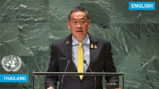 🇹🇭 Thailand  Prime Minister Addresses United Nations General Debate 78th Session  UNGA [upl. by Magdau]