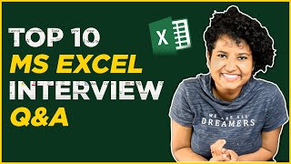 Top 10 MS Excel Interview QampA  Part 3 of 3  Learn MS Excel in 2023 with Download link [upl. by Sykleb]