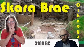 Canadian🍁 REACTS to Skara Brae [upl. by Novoj]