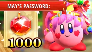 Super Kirby Clash May 2021 Password Free Gem Apples [upl. by Yasdnil]