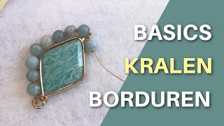 Beginnen met Bead Embroidery Basics borduren met kralen [upl. by Hernando]