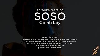 Omah Lay  soso Karaoke Version [upl. by Tacy955]