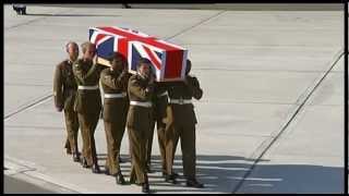 Repatriation of three UK servicemen 290312 [upl. by Einafets]