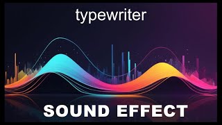 Typewriter Sound Effects  HD SFX 🎧 [upl. by Weeks]