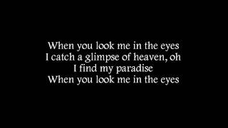 Jonas Brothers  When You Look Me In The Eyes Lyrics on Screen [upl. by Ennayar]