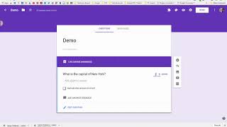 Accept Multiple Answers in a Short Answer Question in Google Forms [upl. by Ulyram]