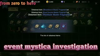 Errant Hunters Soul event mystica investigation [upl. by Felty]