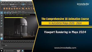 Maya Course  How to use Viewport Rendering in Maya 2024 [upl. by Petromilli]