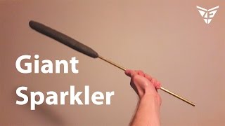 How to Make a GIANT SPARKLER [upl. by Treblah]