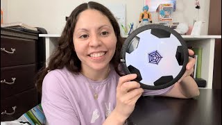 HopeRock Hover Soccer Ball Review [upl. by Eicyal]