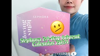 Sephora 24 Days Advent Calendar of 2024 is HERE JUST MEH [upl. by Eugnimod]