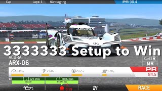 Real Racing 3 RR3 Acura ARX06 Race Day winning costs Full Upgrade Tree [upl. by Airad]